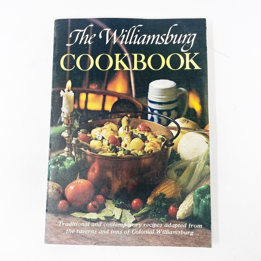 Vintage Colonial Williamsburg Cookbook 1973 Softcover Tavern Recipes Comfort